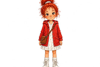 draw hand drawn children book character designs and expression sheet