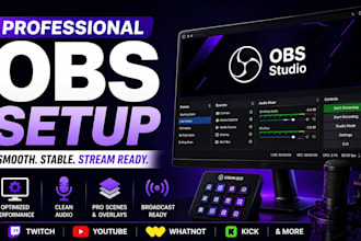 build obs setup for broadcast ready whatnot sellers