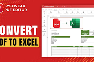 convert bank statement PDF to excel, CSV