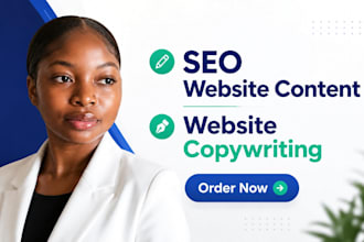 provide SEO website content and website copywriting