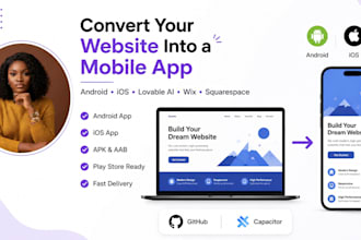 convert lovable ai website to android app and ios mobile app fix loveable ai app