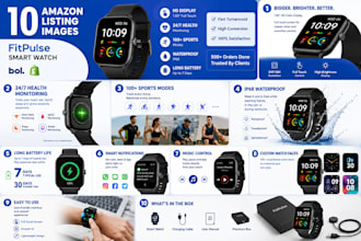 design amazon product listing images