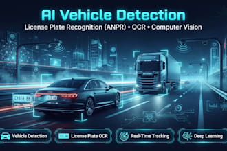 develop ai vehicle detection and automatic license plate recognition system