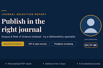 find the best journals to publish your research article