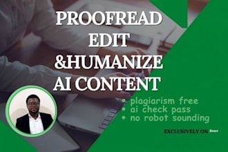 rewrite and humanize ai content