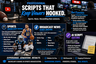 write engaging youtube scripts to captivate your audience