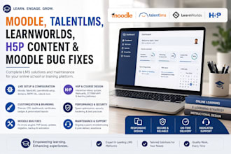 setup moodle lms talentlms, h5p learnworlds lms moodle customization fix moodle