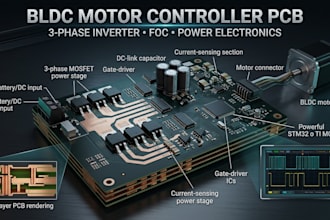 design bldc motor controller pcb and power electronics systems