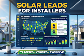 generate exclusive solar leads for solar installers