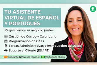 ser tu asistente virtual para gestión de agenda y correo
