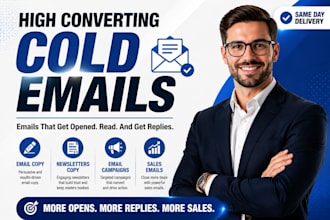 write persuasive cold email sales copies to skyrocket conversion rate by 4x