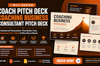 design coach pitch deck coaching business consultant pitch deck