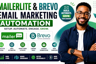 setup mailerlite, brevo email marketing campaign email automation
