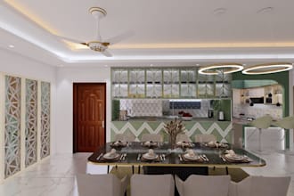 transform custom wall paneling, false ceiling 3d interior design, dining spaces