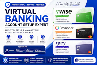 open us llc business wise account , grey , paayoneer account