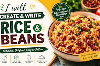create and write rice and egg