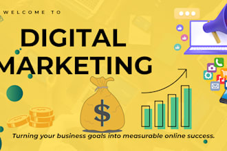 be your digital marketing manager and virtual assistant