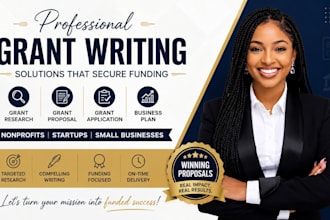 write a winning grant proposal for nonprofits and small businesses