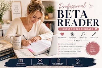 cozy mystery romance fantasy thriller novel alpha beta reader manuscript KDP