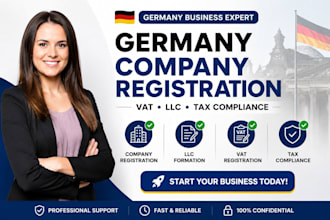 do germany company registration, post incorporation tax and llc registration