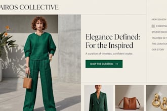 shopify website design shopify store clothing website fashion store design