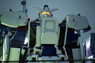build and custom paint your gundam gunpla mecha commission