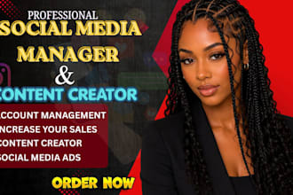 be your instagram manager, content creator, and social media expert