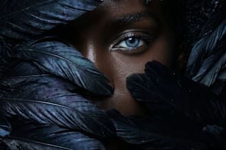 create ai magazine cover style editorial portrait