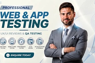 test and review your website or app UX