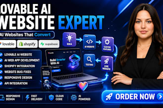 build or fix lovable ai website, lovable app, lovable shopify website debugging