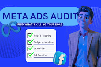 do a meta ads audit for your facebook ads as your ads manager