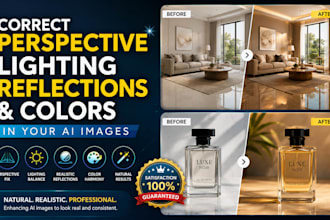 correct perspective lighting reflections and colors in your ai images