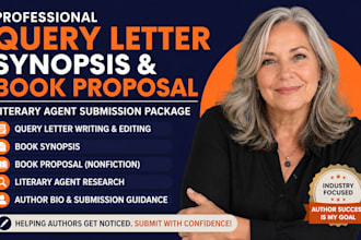 write your query letter, synopsis and literary agent submission package