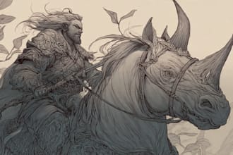 draw your oc and dnd character illustration