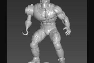 photo to 3d miniature model,stl collectible,display statue,fidget toys,fdm print