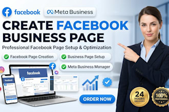 facebook page, face book page setup and fb business page professionally