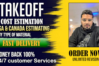 provide accurate quantity takeoff and construction estimates