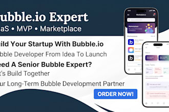 be your bubble io developer for saas, mvp, CRM and web app