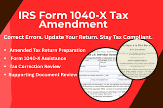 prepare irs amended tax return form 1040x accurately