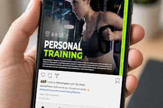 design branded social media posts