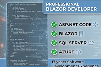 develop, fix, or upgrade your asp net core blazor web app