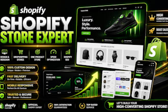 design a professional shopify store