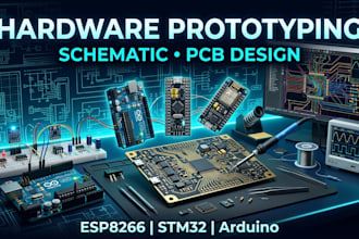 make hardware prototyping schematic pcb design esp8266 stm32 arduino