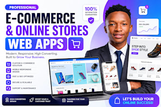 build a modern ecommerce website and online store web app