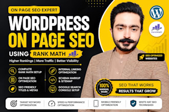 do on page SEO for wordpress website using rank math