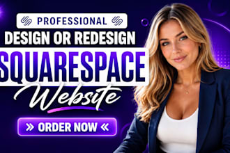 build squarespace website design, redesign squarespace website developmennt