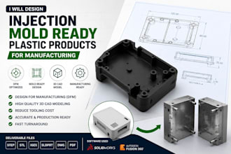 design injection mold ready plastic products for manufacturing