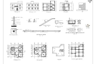 design house plans with elevations and working drawings