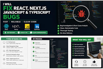 fix react, javascript and typescript bugs
