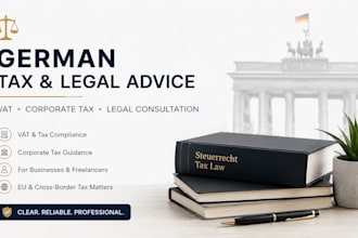 your german tax advisor lawyer and expert in vat and corporate tax